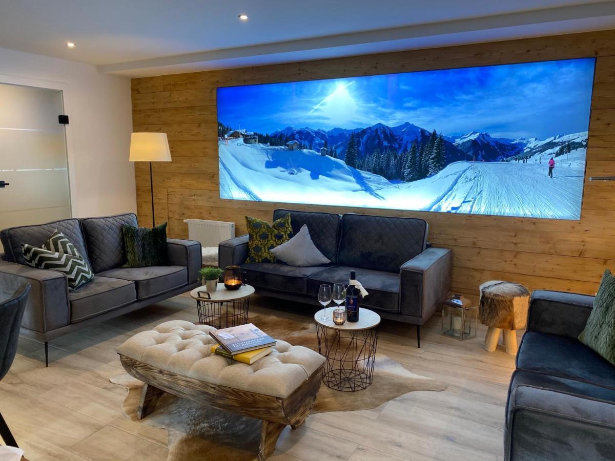 Alm Seasons Premium Chalet & Studios Заалбах-Хинтерглем Екстериор снимка